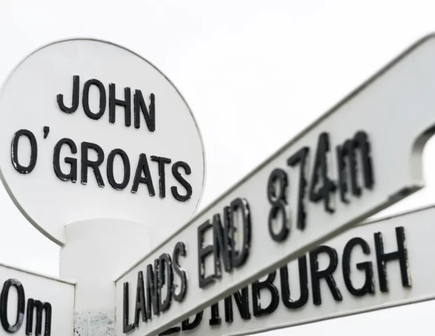 Land's End signpost